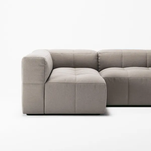 Mure 3-Seater Sofa with Chaise Left Sandshell/Beige