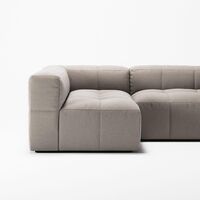 Mure 3-Seater Sofa with Chaise Left Sandshell/Beige