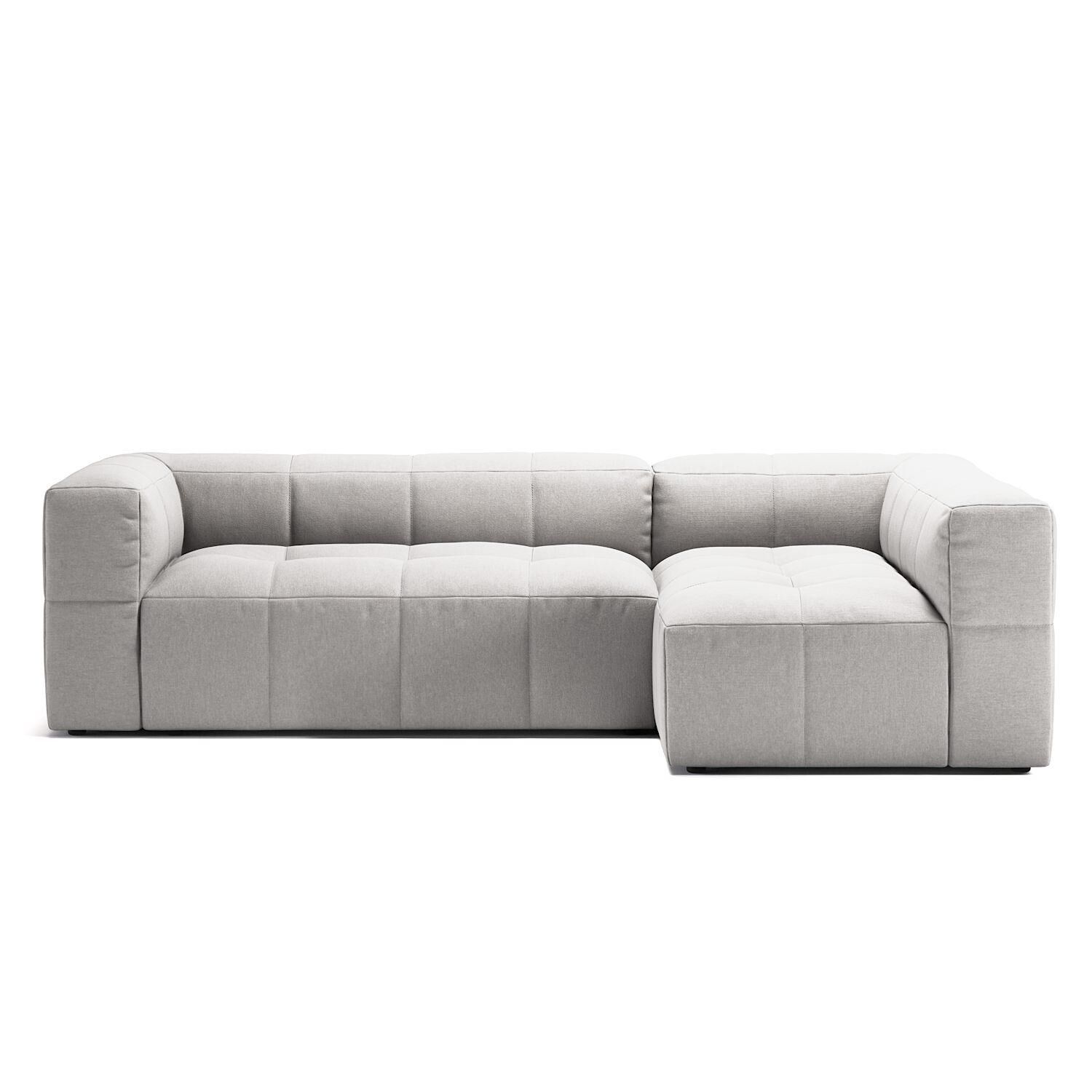 Mure Canapé 3 Places avec Méridienne Droite Moonwhite