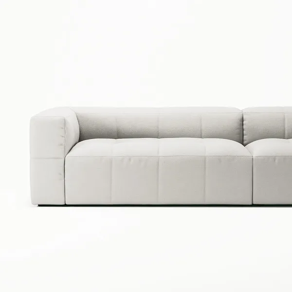 Mure 4-Sitzer Sofa Steam/Weiß