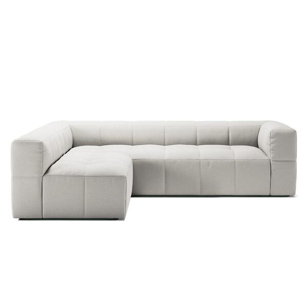 Mure 3-Personers Sofa Med Åben Ende Venstre Steam/Hvid
