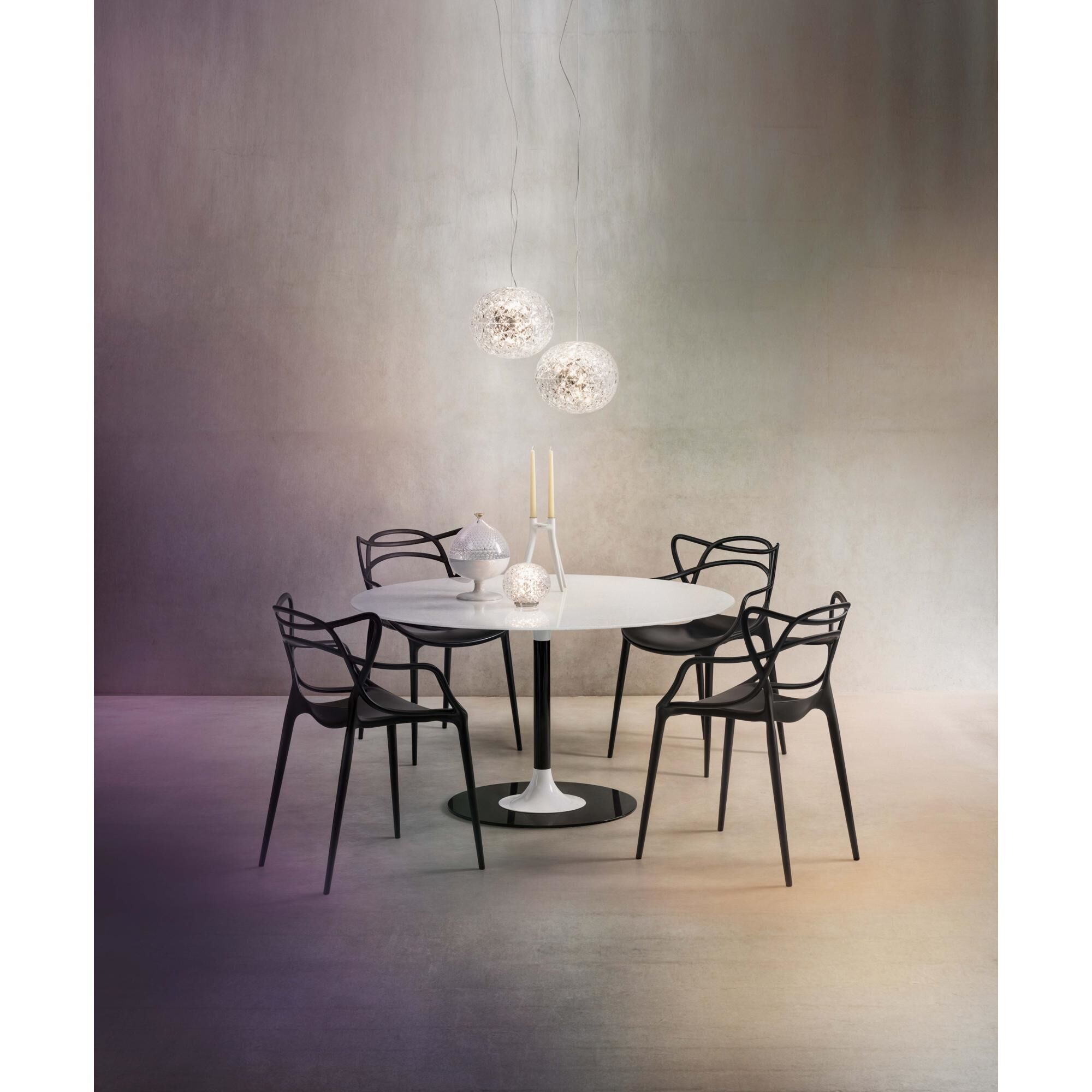 MASTERS Garden Chair 4-piece Black | AndLight