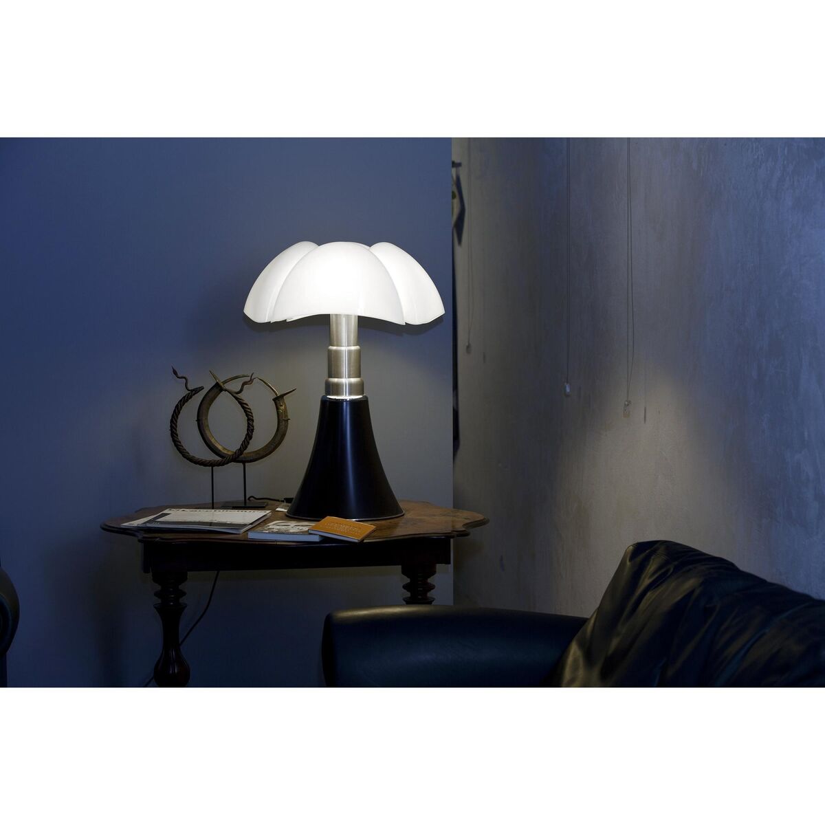 Matinelli Luce Pipistrello 1965 Tischlampe Mini Bronze
