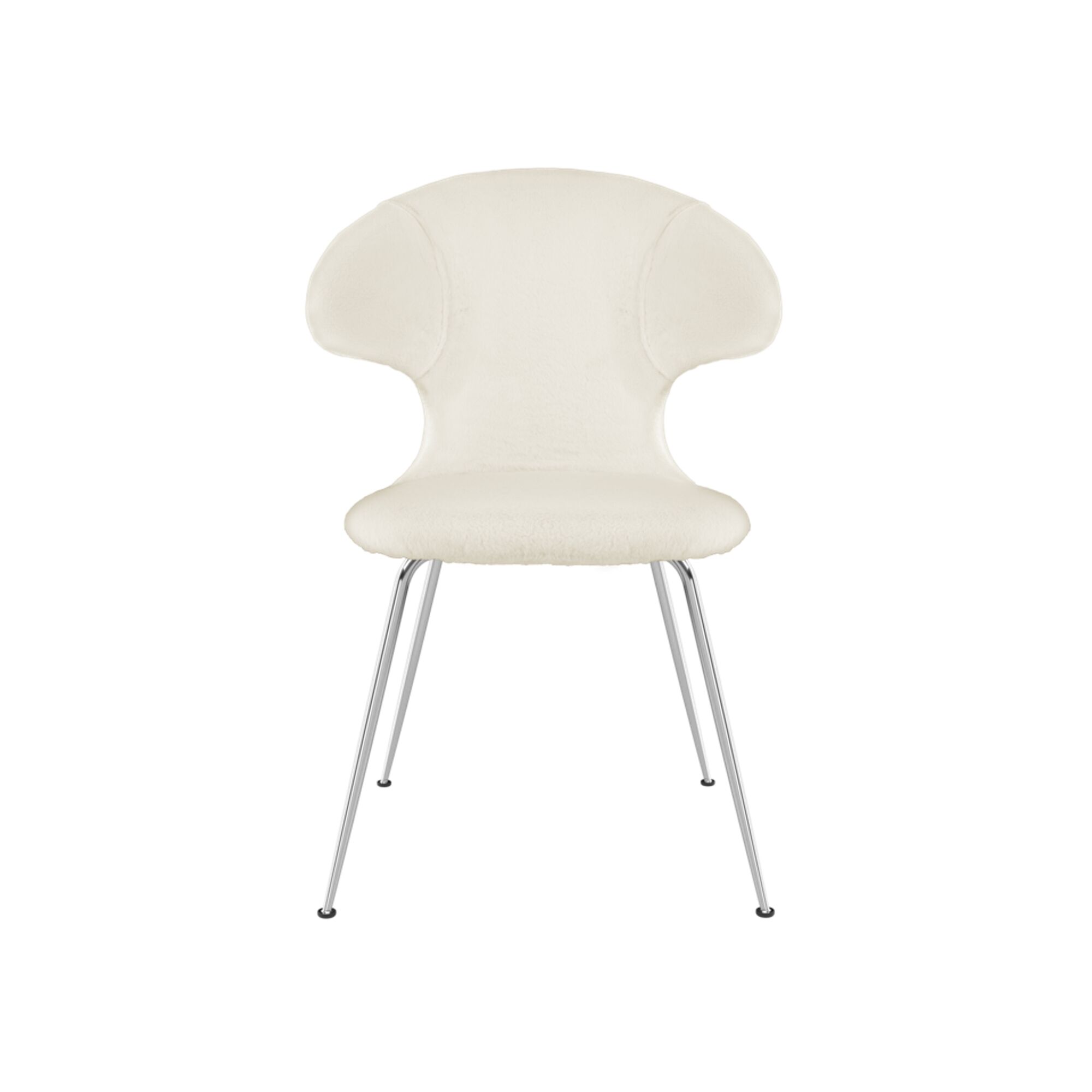 Time Flies Spisebordsstol Teddy White/Krom