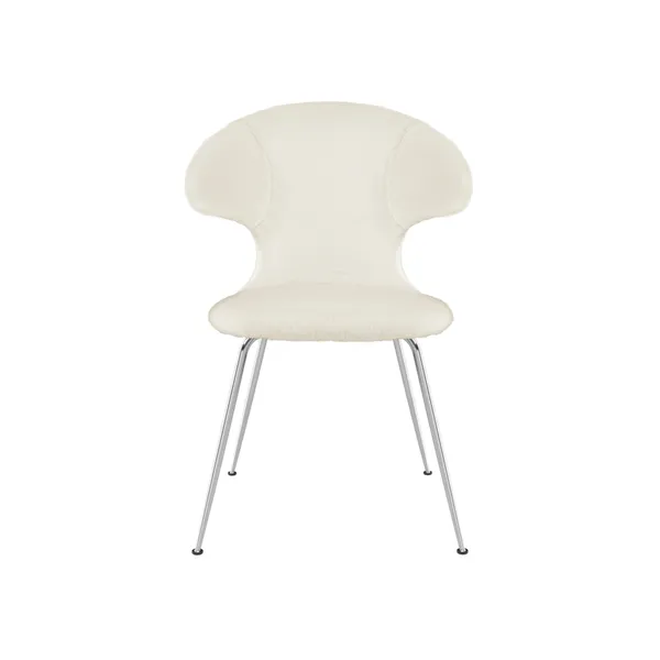 Silla de Comedor Time Flies Teddy White/ Cromo