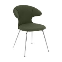 Time Flies Dining Chair Racing Green/ Chrome