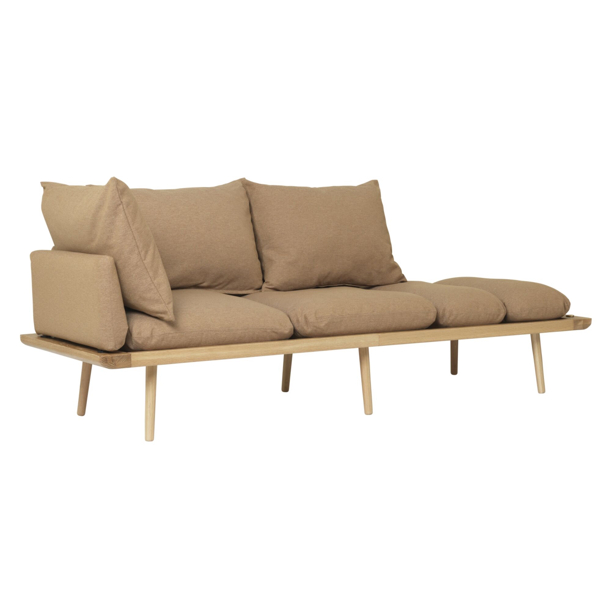 Lounge Around 3-Seater Sofa Eg/Sugar Brown