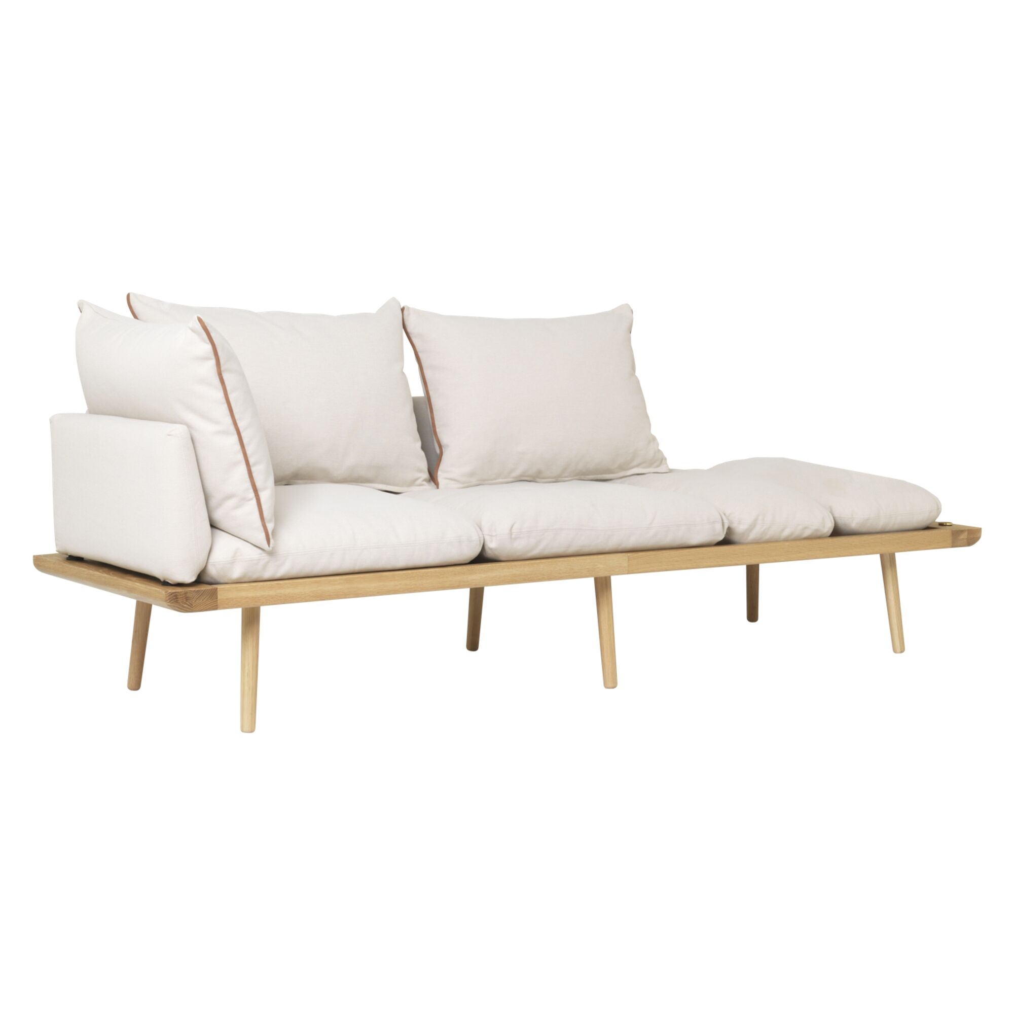 Lounge Around 3-seters Sofa Eik/hvit Sand