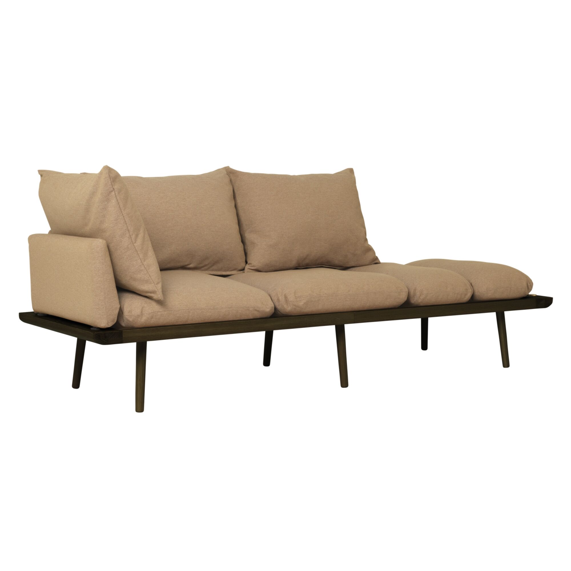 Lounge Around 3-Seater Sofa Mrk Eg/Sugar Brown