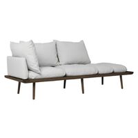 Lounge Around 3-Sitzer-Sofa Dunkle Eiche/Sterling