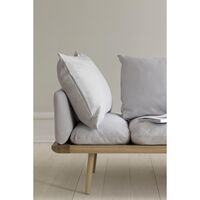 Lounge Around 3-Sitzer-Sofa Dunkle Eiche/Sterling