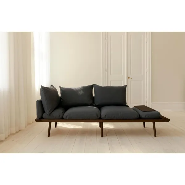 Lounge Around 3-Sitzer-Sofa Dunkle Eiche/Sterling