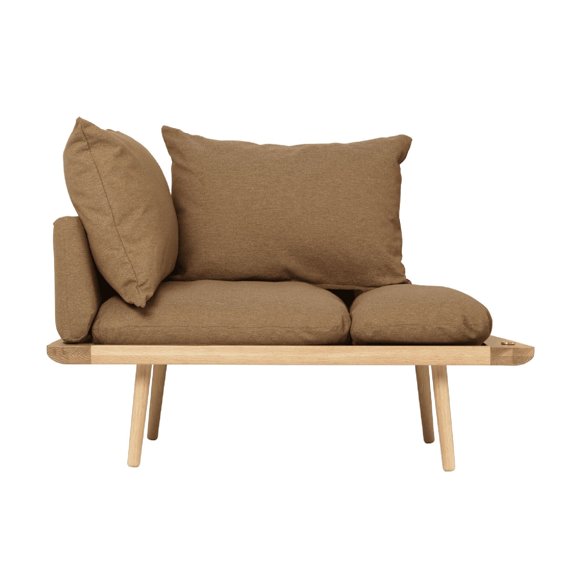 Lounge Around 1-Seater Sofa Eg/Sugar Brown