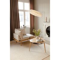Lounge Runt 1½-sits Soffa Ek/Sockerbrun
