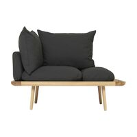 Lounge Around 1½-Sitzer Sofa Eiche/Shadow