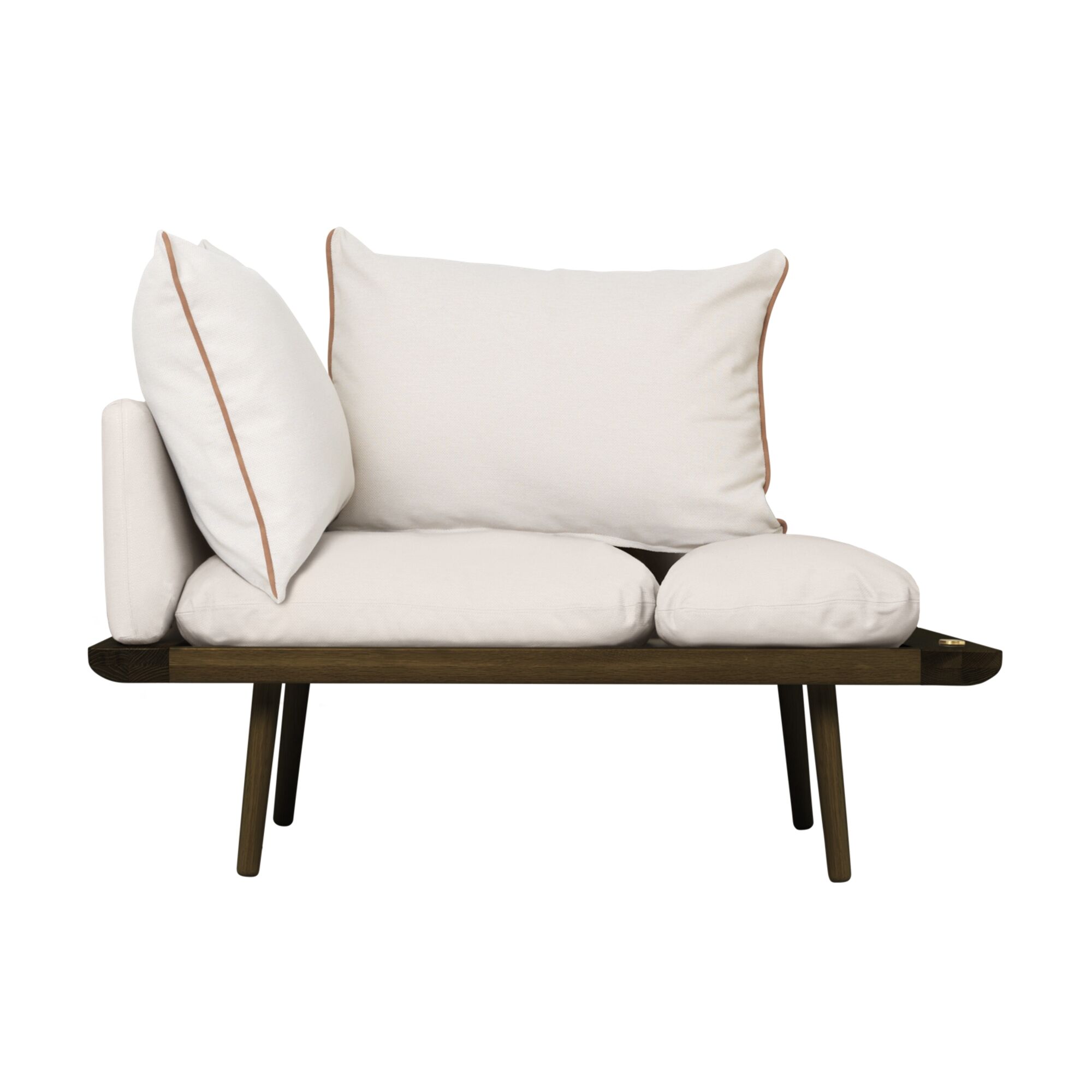 Lounge Around 1-Seater Sofa Mrk Eg/White Sands