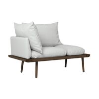 Lounge Around 1½-Sitzer Sofa Dunkle Eiche/Sterling