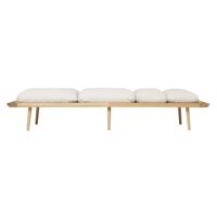 Lounge Around Daybed Sofa Oak/White Sands