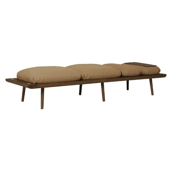 Lounge Around Daybed Sofa Dunkle Eiche/Zuckerbraun