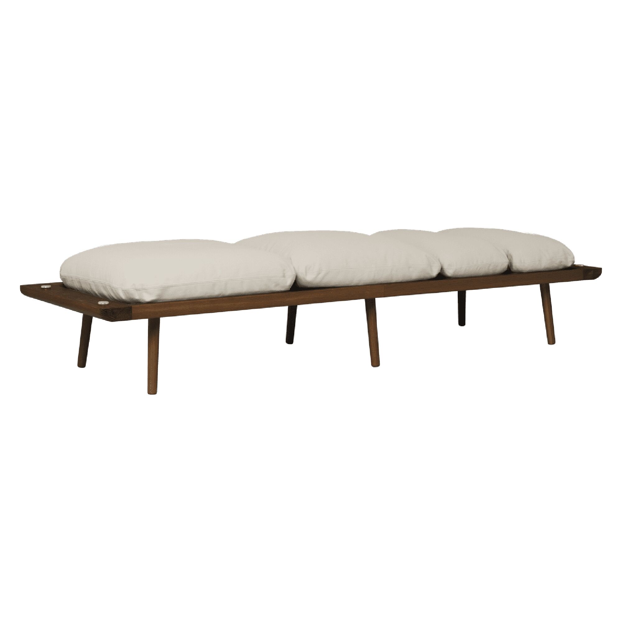Lounge Around Daybed Sofa Mørk Eg/White Sands