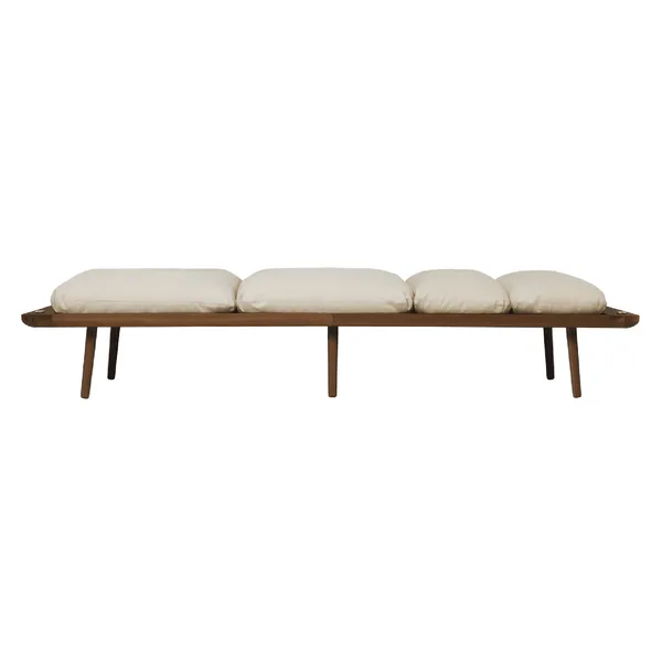 Lounge Around Daybed Sofa Dunkle Eiche/Weißer Sand