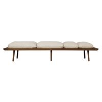 Lounge Around Daybed Sofa Dunkle Eiche/Weißer Sand