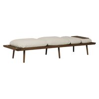 Lounge Around Daybed Sofa Dunkle Eiche/Weißer Sand