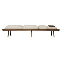 Lounge Around Daybed Sofa Dunkle Eiche/Weißer Sand