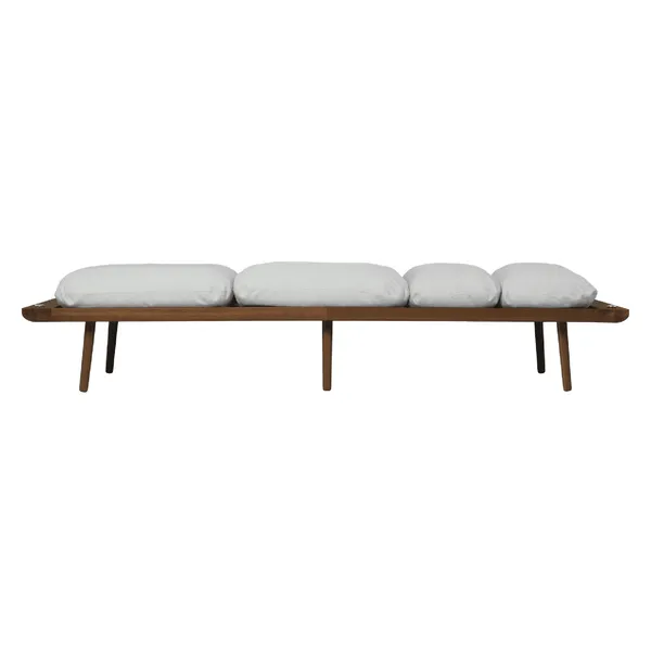 Lounge Around Daybed Sofa Dunkle Eiche/Sterling