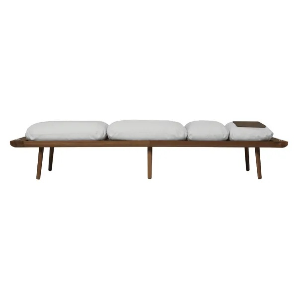 Lounge Around Daybed Sofa Dunkle Eiche/Sterling