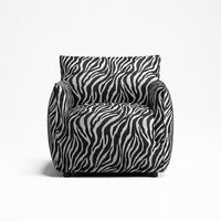 Le Petite Lenestol Zebra/Sort/Hvit