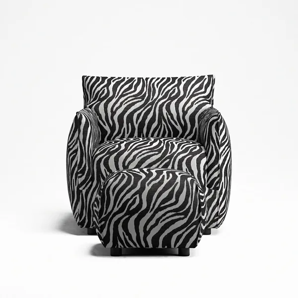 Le Petite Lenestol Zebra/Sort/Hvit