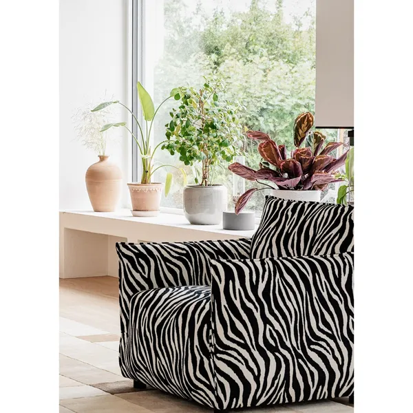 Le Petite Lenestol Zebra/Sort/Hvit