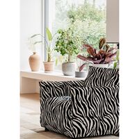 Le Petite Lenestol Zebra/Sort/Hvit