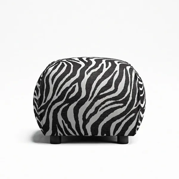 Le Petite Puf Zebra/Sort/Hvid