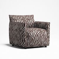 Le Petite Fauteuil Zebra/Bruin/Wit