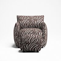 Le Petite Fauteuil Zebra/Bruin/Wit