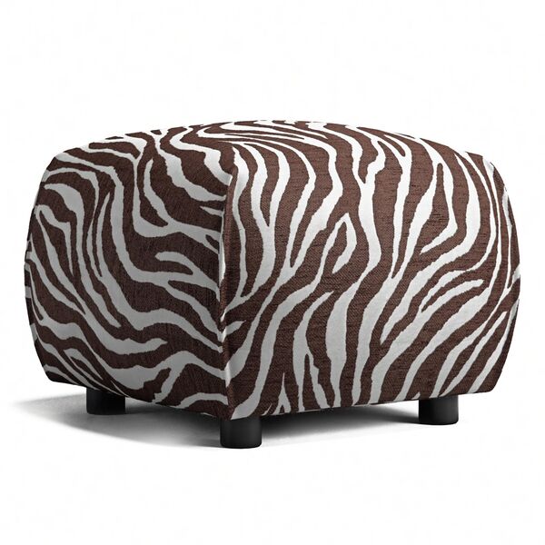Le Petite Puff Zebra/Brun/Vit