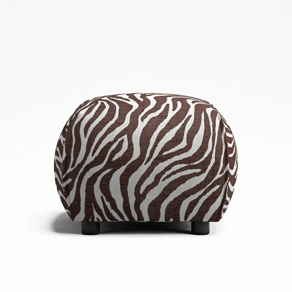 Le Petite Poef Zebra/Bruin/Wit