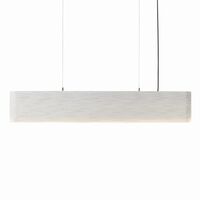 Linear Hewn 48/8 Pendant White