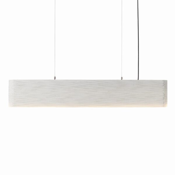 Linear Hewn 48/8 Pendelleuchte Weiß