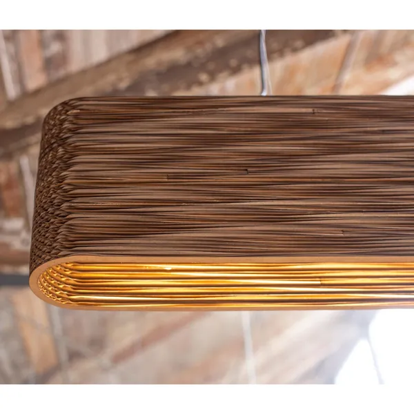 Linear Hewn 48/8 Single Circuit Pendant Natural