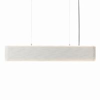 Linear Hewn 48/8 Single Circuit Pendant White