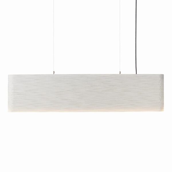 Linear Hewn 48/12 Lampadario Bianco