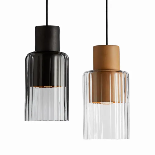 Barro Pendant Natural/ Clear