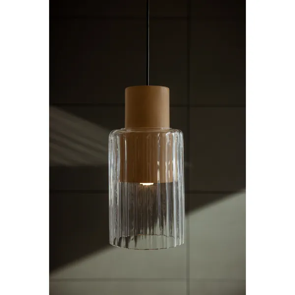Barro Pendant Natural/ Clear