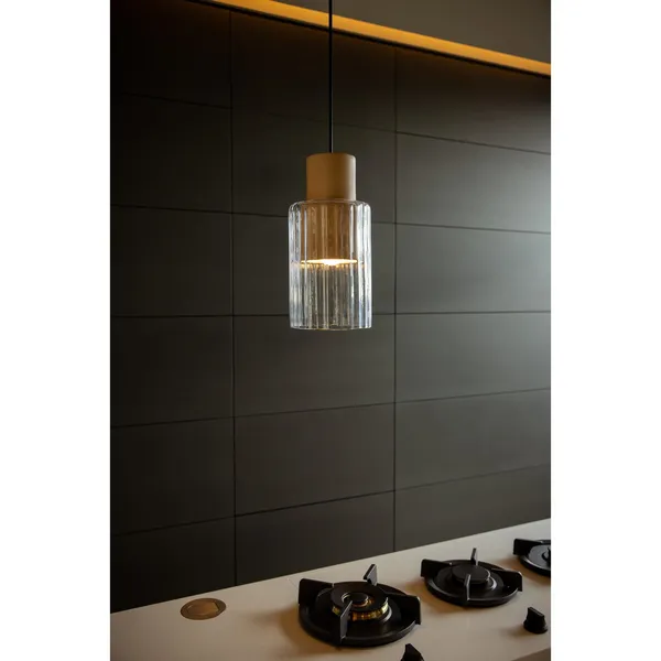 Barro Pendant Natural/ Clear