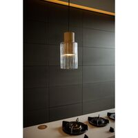 Barro Pendant Natural/ Clear