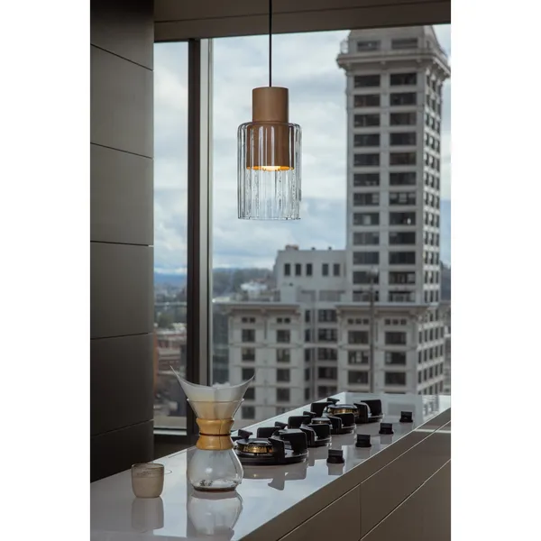 Barro Pendant Natural/ Clear