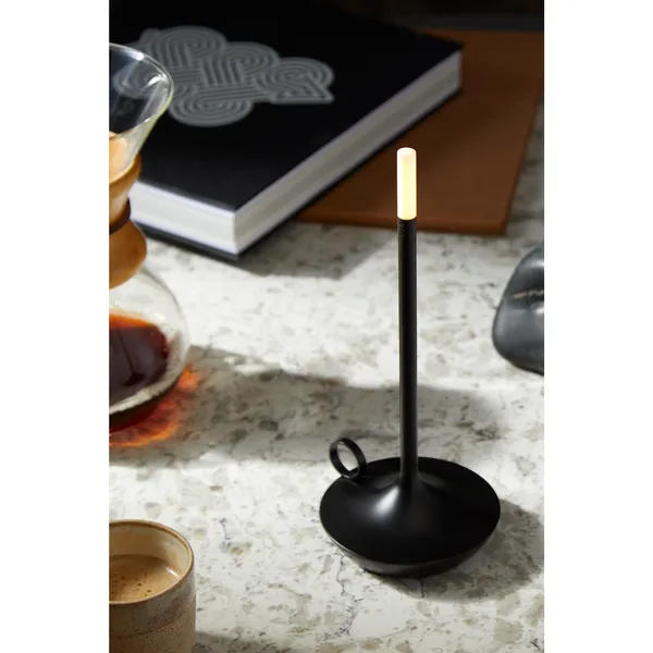 Wick Transportable Lamp Black